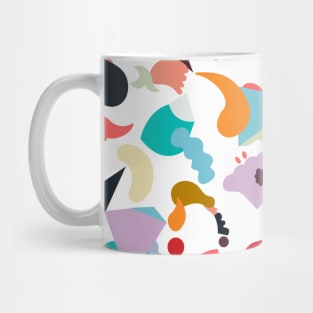 Imaginary Animals Red teal Mug